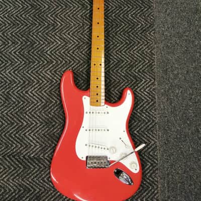 Fender  Hank Marvin Stratocaster MIJ 1996 Fiesta Red image 3