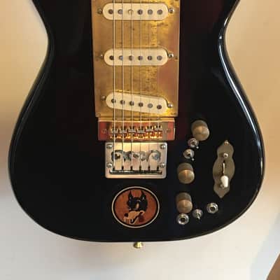 Rusch Guitars Jerry Garcia "Wolf" Tribute 2016 Black Nitrocellulose image 2