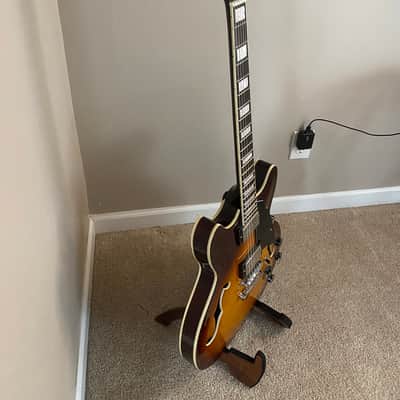 Grote “335-Style” Semi-Hollow Body with Seymour Duncan Phat Cat P90 Pickups - 2021 - Vintage Burst image 4