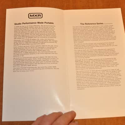 MXR MXR vintage catalog booklet brochure Block Letters all guitar pedals B image 2