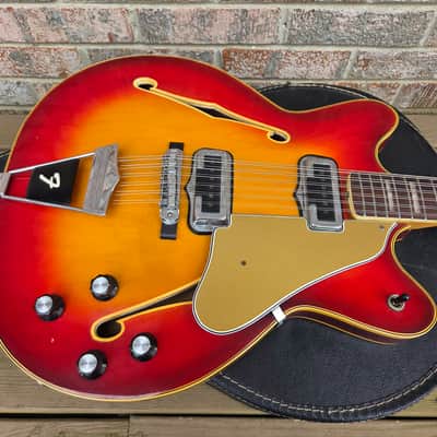 Vintage 1967 Fender Coronado XII Twelve String Hollowbody Electric Guitar w/ Case! image 4
