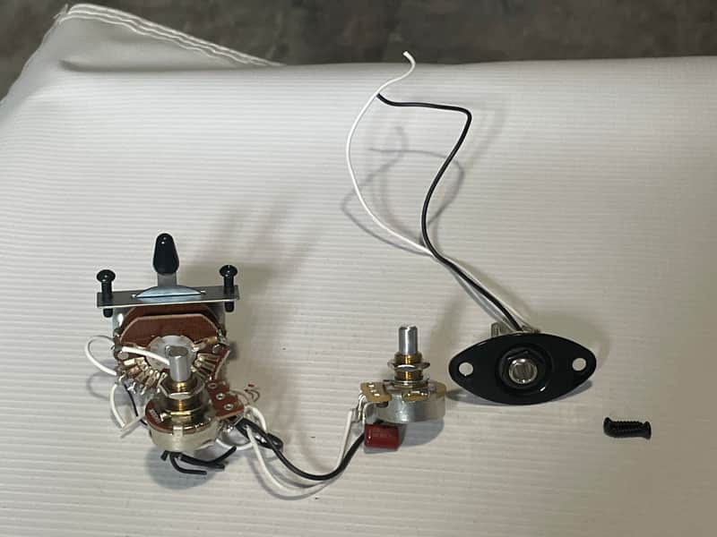 2020's Era MIM Charvel San Dimas Pro Mod 2H Guitar Complete Electronics Wiring Volume Pot Jack image 1