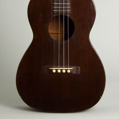 C. F. Martin  Baritone Ukulele (1960s), black soft shell case. image 3
