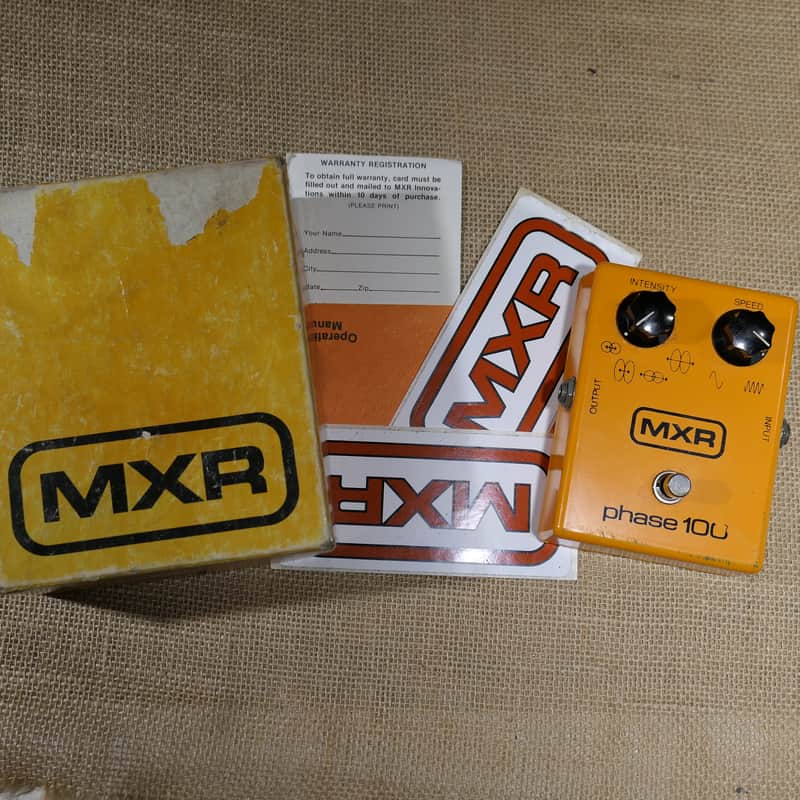 MXR Vintage Phase 100 Phase Shifter Phaser 1970s Effect Pedal Same Day Shipping #DC02 image 1