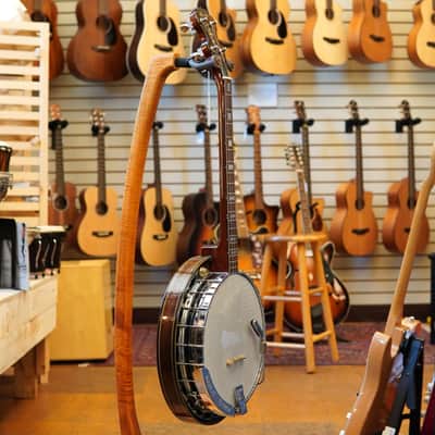 Conrad Japan Tenor Resonator Banjo Early 1970s w/Pickup, Original Hard Case image 5