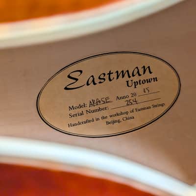 Eastman AR805E Hollow Body Arch Top Electric Guitar w/Case - Classic Finish (2005) image 10