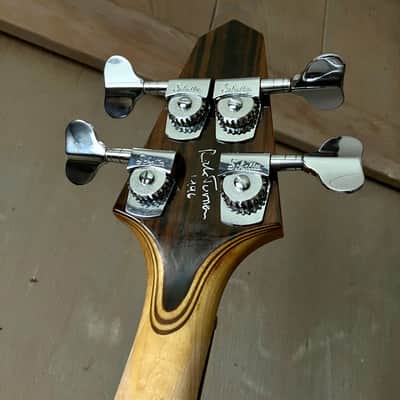Rick Turner Electroline fretless 4 string bass guitar (thick epoxy coated fingerboard) image 5