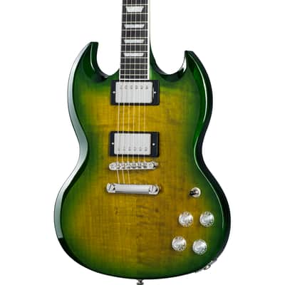 Epiphone SG Modern Figured Electric Guitar - Iguana Burst image 1