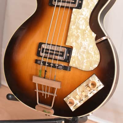 Höfner 500/2 Club Bass – 1967 German Vintage Blade Pickup Bass image 2