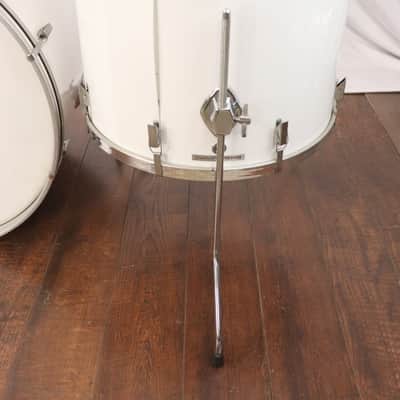 Remo Quadra PST 5pc Drum Set Kit White 22/16/14/13/12" image 24