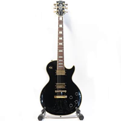 1980 Greco Les Paul Custom Electric Guitar - Black image 3