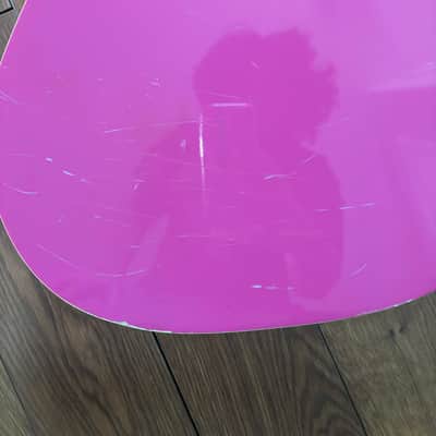Carlo Robelli Carly 2000’s - Pink Acoustic Guitar image 4