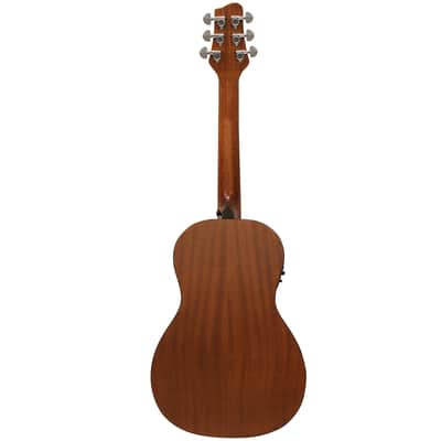 Sawtooth Mahogany Series Parlor Acoustic Electric Guitar with Mahogany Back and Sides image 4