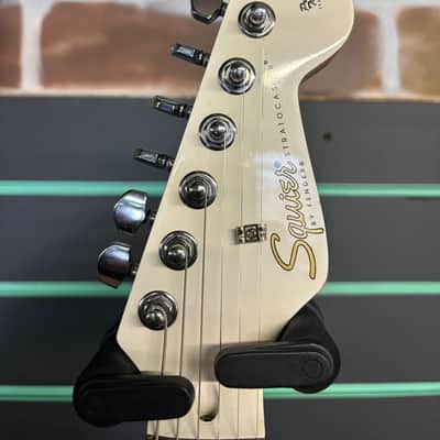 Squier Pro-Tone Stratocaster Olympic White 1997 Electric Guitar image 9