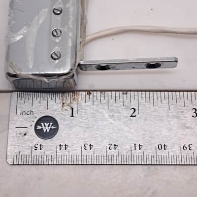 Gretsch Jazz Guitar Neck Mount Single Coil Pickup- Chrome Finish- Tested! Works! image 10