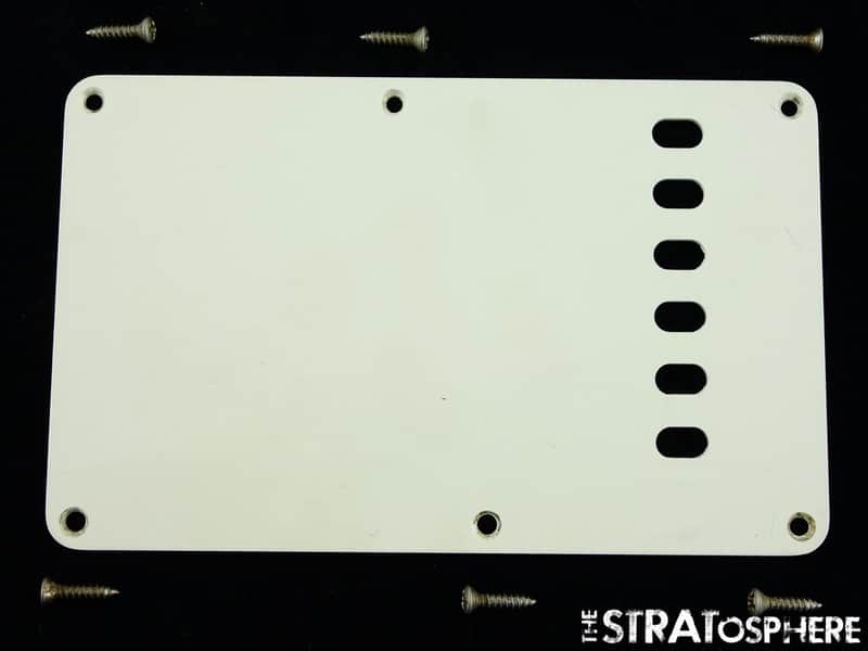 Fender Custom Shop 59 Journeyman JRN Relic Back Plate TREMOLO COVER Parchm Strat image 1