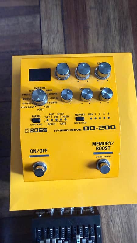 Boss OD-200 Overdrive 2019 - Present - Orange image 1