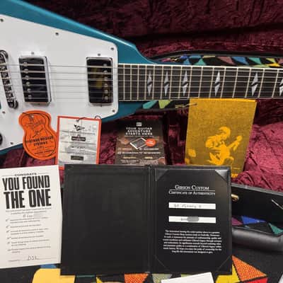 Immagine 🚀🚀🚀2026 Gibson Custom Limited Edition Flying V 1969 Reissue Aqua Mist - 15
