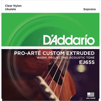 D'Addario EJ65S Pro-Arte Custom Extruded Ukulele Strings, Soprano image 2