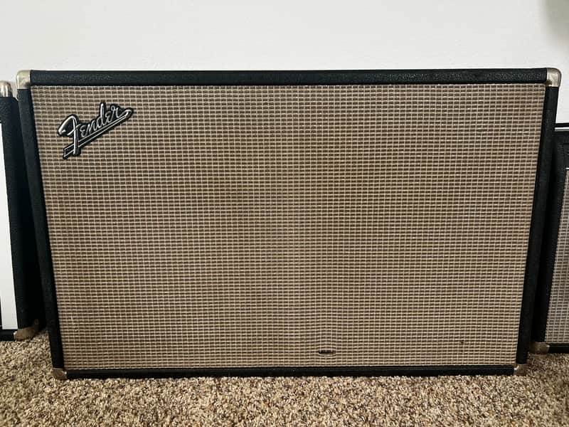 Fender 2x12" Guitar Speaker Cabinet - Bandmaster Black Panel image 1