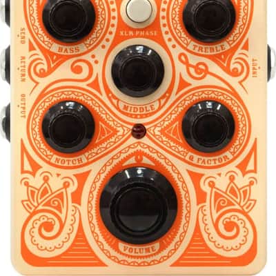 Orange Acoustic Pedal Preamp/EQ - Cream / Orange image 2