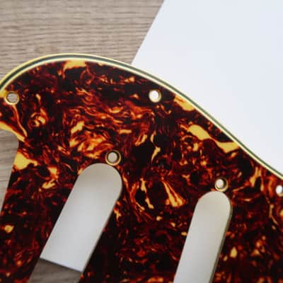 62 Fender Stratocaster celluloid tortoise pickguard USA 1960 thru 1962 avri strat guard image 10