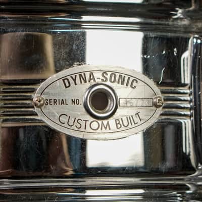 Rogers 5x14" Dynasonic Chrome-Over-Brass Snare Drum - 1960s (5-Line) image 3