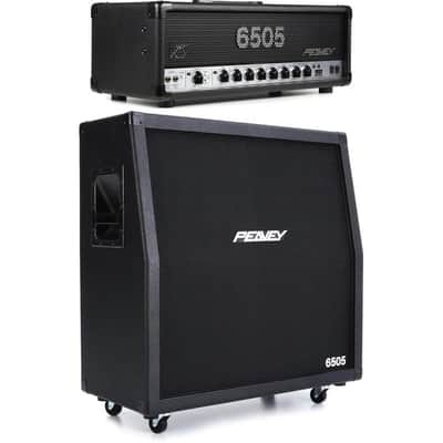 Peavey 6505 1992 Original 120-watt Tube Head and 4x12 Slanted Cabinet image 2