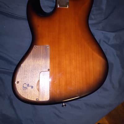 SusBass Custom Jazz Bass Beautiful Birdseye Maple Gotoh Flexcore 4 Band Preamp 8.8 lbs image 4