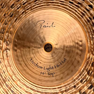 Paiste Traditional Medium Light 14" Hihats IMMACULATE 934 1212 g DON’T Pay $800! GORGEOUS Hihats image 5