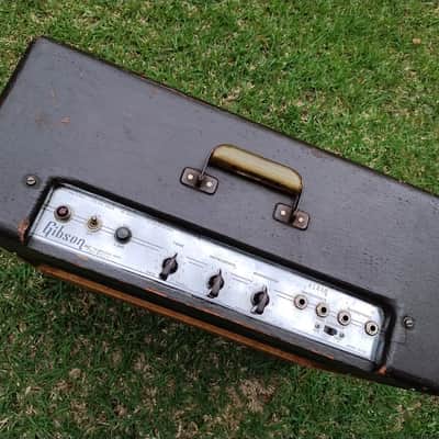 Gibson GA-30 15-Watt 12"/8" Guitar Combo 1954 - 1959 - Two-Tone Brown & Tweed image 3