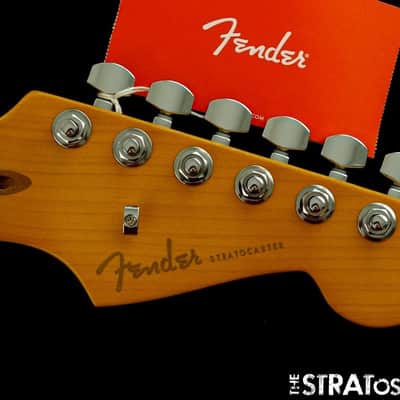 Fender American Ultra II Stratocaster Strat NECK + LOCKING TUNERS, Ebony image 1