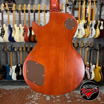 Gibson Les Paul Standard 1981 Cherry Refin + Flametone 59 Classic Paf Double White Bobbin Set image 6
