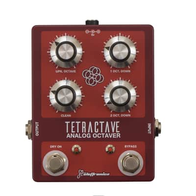 FTelettronica Tetractave Analog Octaver Red / Bordeaux image 1