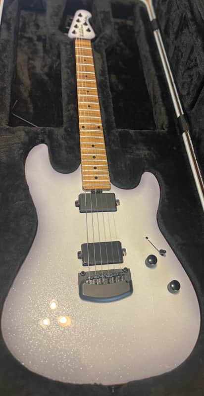 Ernie Ball Music Man Sabre HT with Maple Fretboard 2023 - 2024 Snowy Night image 1