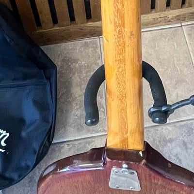 1966 Ibanez Violin Bass 462 Solid Mahogany 34" scale Maxitone MIJ Japan image 6