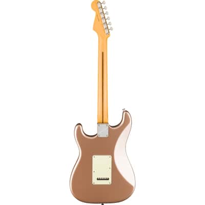 Fender American Professional Classic Stratocaster - Faded Firemist Gold image 2