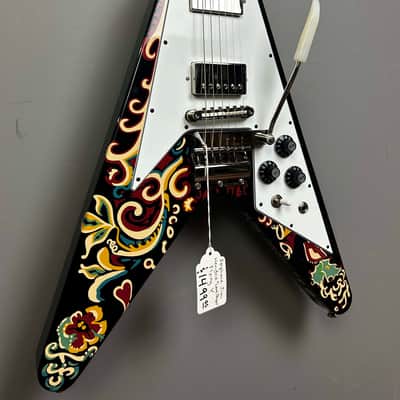 Epiphone Jimi Hendrix "Love Drops" Flying V 2024 - Ebony image 3