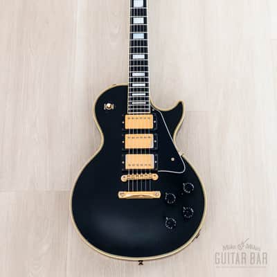 1992 Gibson Pre-Historic '57 Les Paul Custom 3 Pickup Black Beauty w/ 57 Classic PAFs, Case image 2
