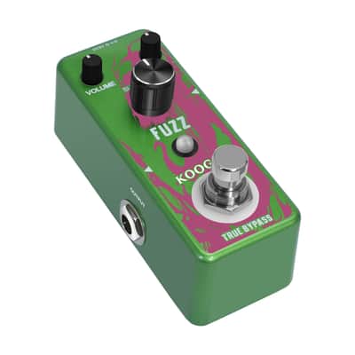KOOGO LEF-306 Fuzz Pedal For Electric Guitar & Bass Traditional Fuzz Effect Full Metal Shell True Bypass--Shipped from Irvine Warehouse in California by USPS image 2