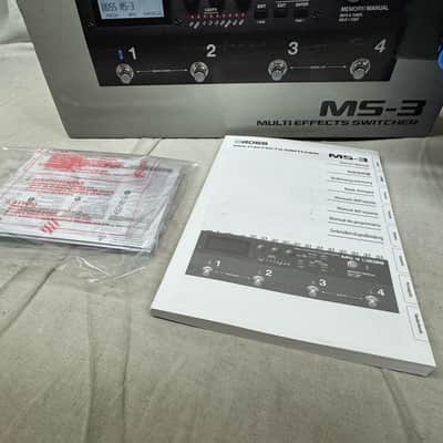 Boss MS-3 ms3 Multi-Effects Switcher Pedal with Power Supply + Box image 3
