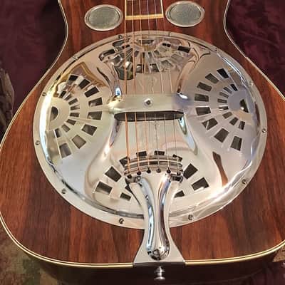 Reed square neck Dobro guitar Reed 80s Walnut image 1