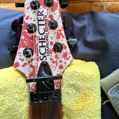 Schecter Signature Gary Holt V-1 FR 2014 2014 - Blood Splatter image 9