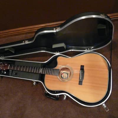 Alvarez 5080 N Artist "Natural Fusion" System 500 Spruce/Mahogany Excellent Condition Plastic OHSC image 17