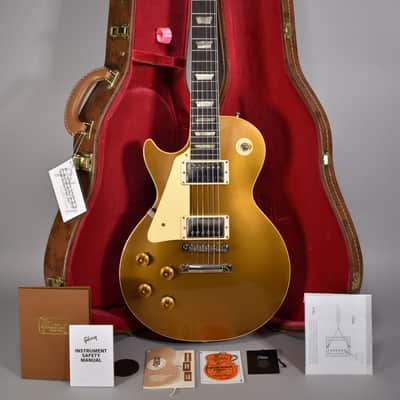2025 Gibson Custom 1957 Les Paul Standard Goldtop Darkback Reissue Lefty Left-Handed w/OHSC image 1