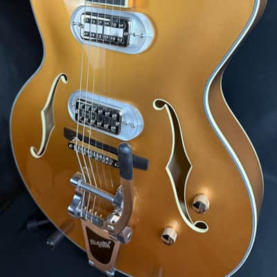 Eastman T58-GD Hollow Body Electric Guitar Truetone Gold Finish w/ Gig Bag (763) image 7
