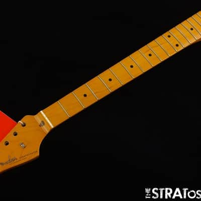LEFTY Fender AV II American Vintage 1957 Strat NECK Stratocaster USA MN Maple image 2