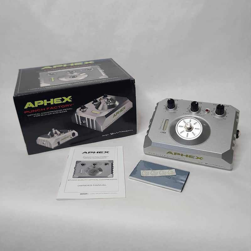 Aphex Punch Factory Compressor & D.I. in Silver w Box and Manual image 1