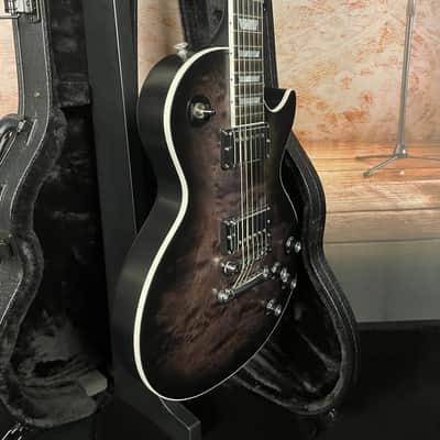 Gibson Mark Morton Signature Les Paul Modern Quilt 2026 - Translucent Ebony Burst Satin image 12