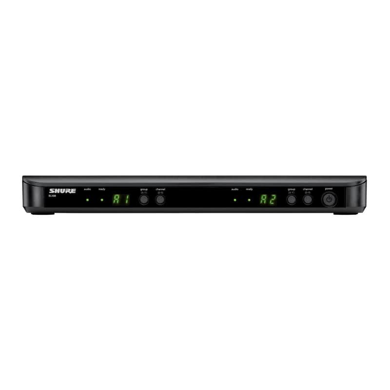 Shure BLX88 Dual Channel Receiver - for use with BLX Wireless Systems, Transmitters Sold Separately | H10 Band (BLX88=-H10) image 1